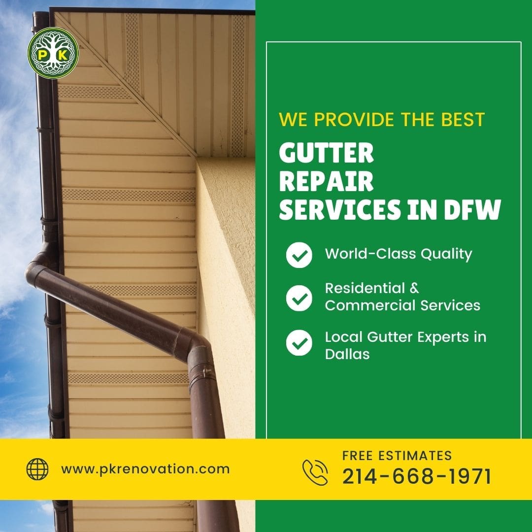 Gutter Installation in Dallas – Ft. Worth